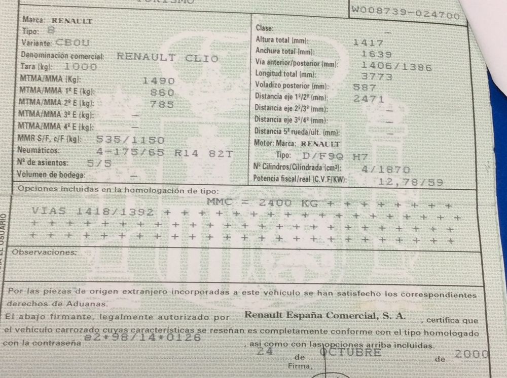 DESPIECE RENAULT CLIO - Imagen 4