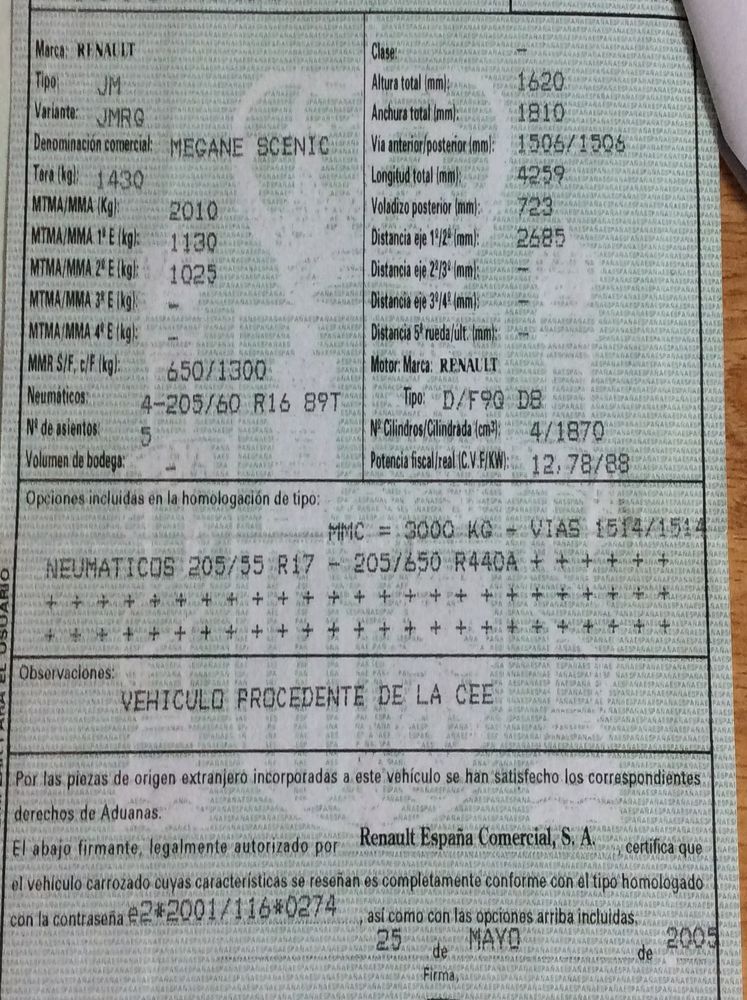 Despiece Renault Scenic - Imagen 5