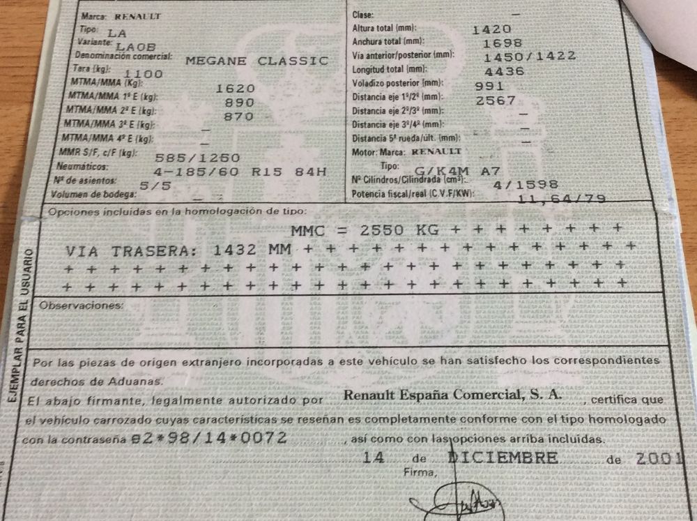 DESPIECE RENAULT MEGANE - Imagen 5