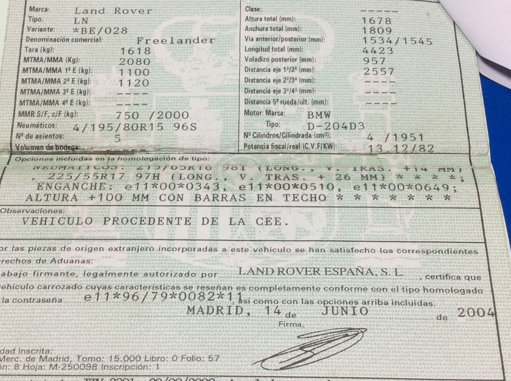 DESPIECE LAND ROVER FREELANDER - Imagen 5