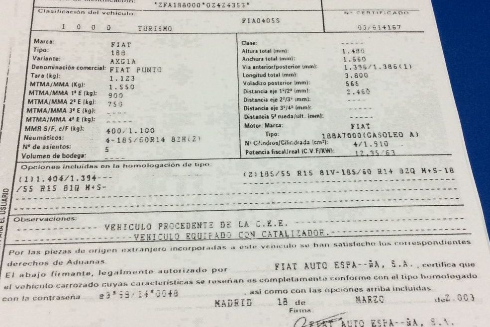 DESPIECE FIAT PUNTO - Imagen 5