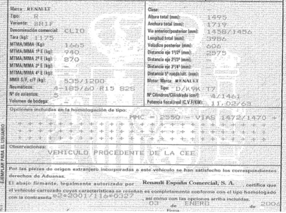 DESPIECE RENAULT CLIO - Imagen 2