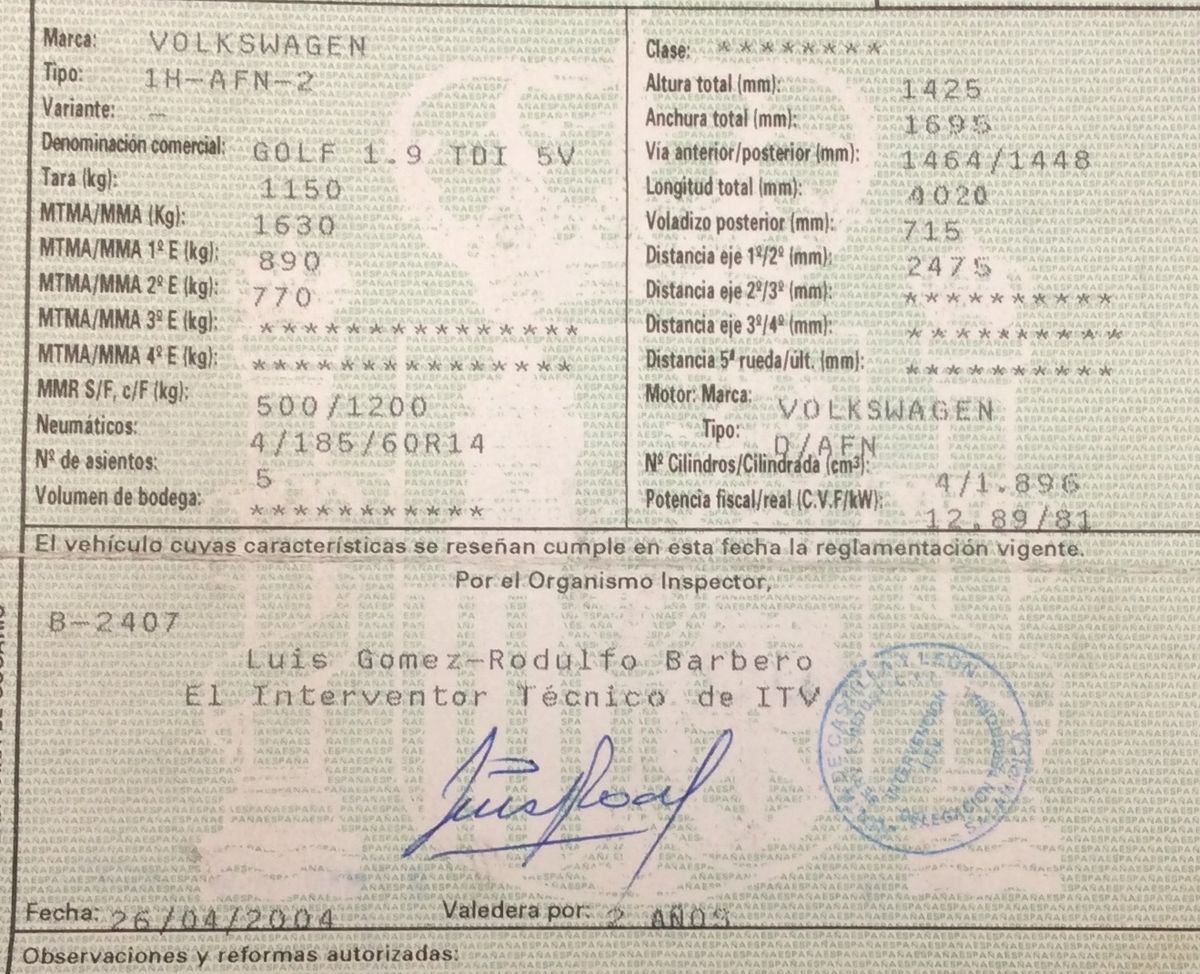 DESPIECE VOLKSWAGEN GOLF - Imagen 5