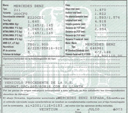 DESPIECE MERCEDES E220 - Imagen 6