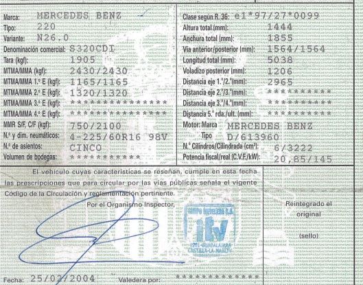 DESPIECE MERCEDES S320 - Imagen 5
