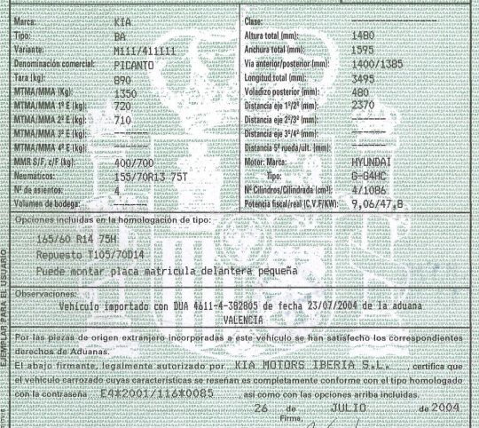 DESPIECE KIA PICANTO - Imagen 2