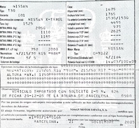 DESPIECE NISSAN X-TRAIL - Imagen 6