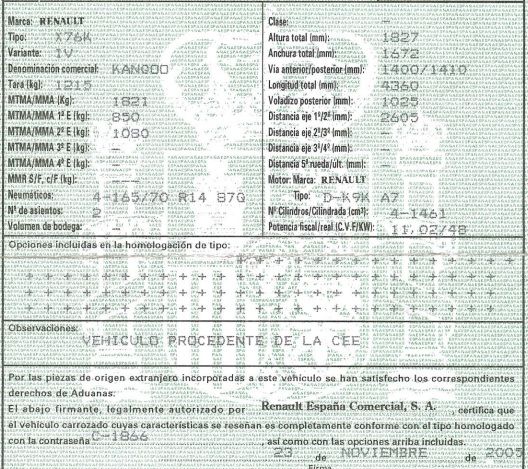 DESPIECE RENAULT KANGOO - Imagen 2