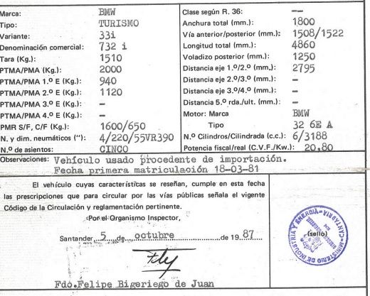 DESPIECE BMW 732 - Imagen 6
