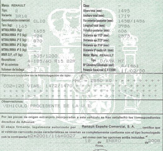 DESPIECE RENAULT CLIO - Imagen 2