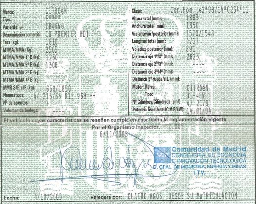 DESPIECE CITROEN C8 - Imagen 6