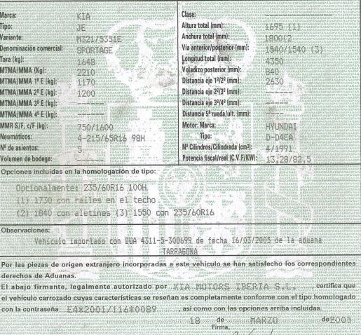 DESPIECE KIA SPORTAGE - Imagen 5