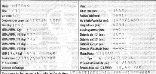DESPIECE NISSAN NOTE - Imagen 5