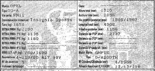 DESPIECE OPEL INSIGNIA - Imagen 5