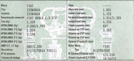 DESPIECE FIAT DOBLO - Imagen 6