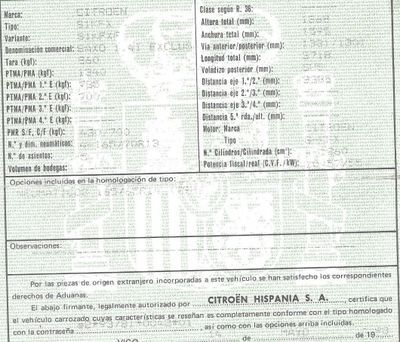 DESPIECE CITROEN SAXO - Imagen 2
