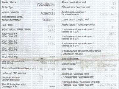 DESPIECE VOLKSWAGEN TOUAREG - Imagen 6