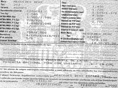 DESPIECE MERCEDES C200 - Imagen 6