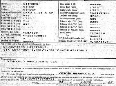 DESPIECE CITROEN SAXO - Imagen 6