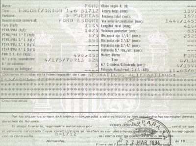 DESPIECE FORD ESCORT - Imagen 6
