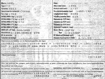 DESPIECE OPEL CORSA D - Imagen 6