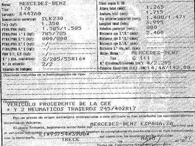 DESPIECE MERCEDES SLK230 - Imagen 6