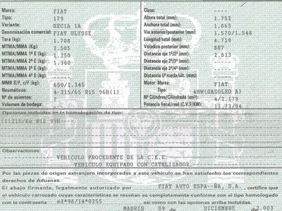 DESPIECE FIAT ULYSSE - Imagen 6