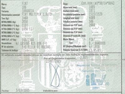 DESPIECE FIAT MULTIPLA - Imagen 2