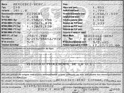DESPIECE MERCEDES E270 CDI - Imagen 6