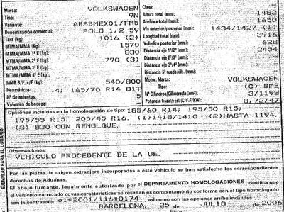 DESPIECE VOLKSWAGEN POLO - Imagen 6