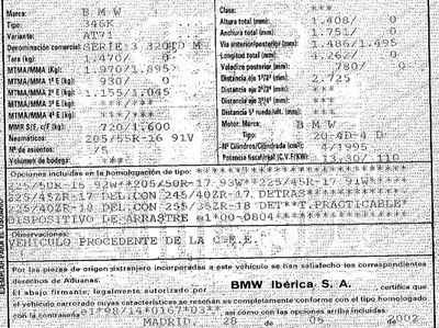 DESPIECE BMW 320 - Imagen 2