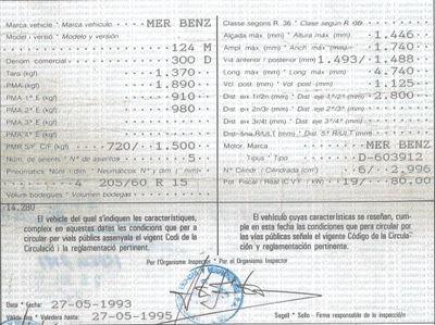 DESPIECE MERCEDES 300D - Imagen 2