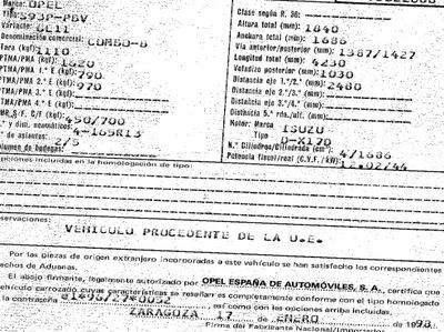 DESPIECE OPEL COMBO - Imagen 6