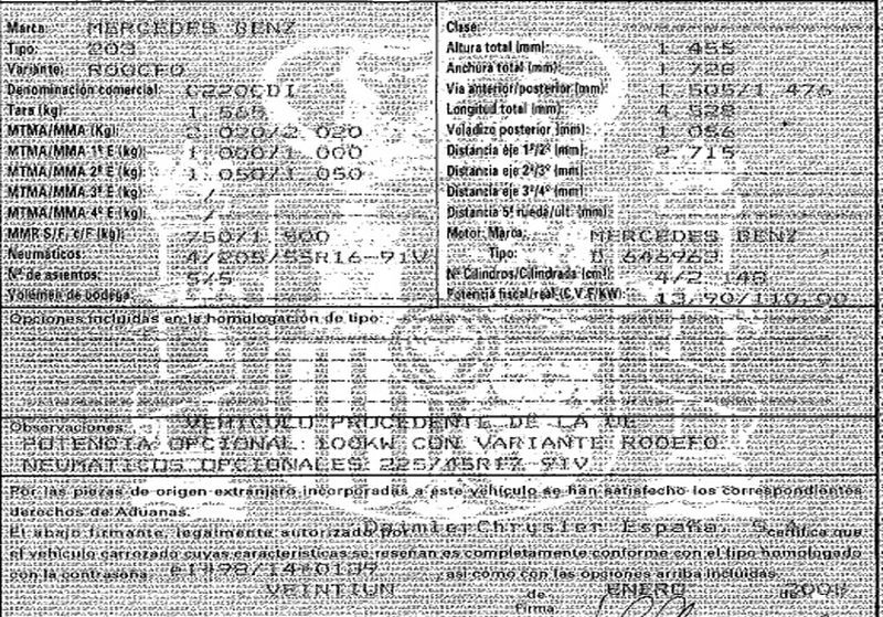 DESPIECE MERCEDES C220 - Imagen 5