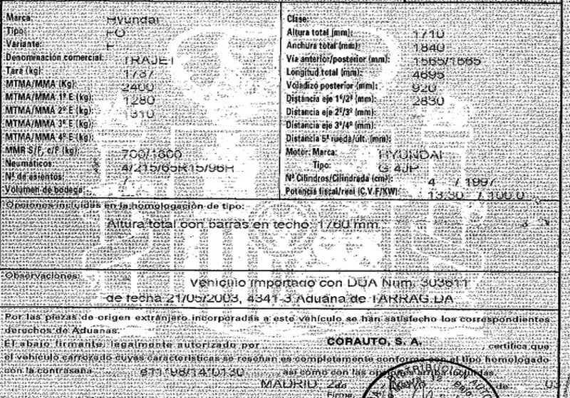 DESPIECE HYUNDAI TRAJET - Imagen 4