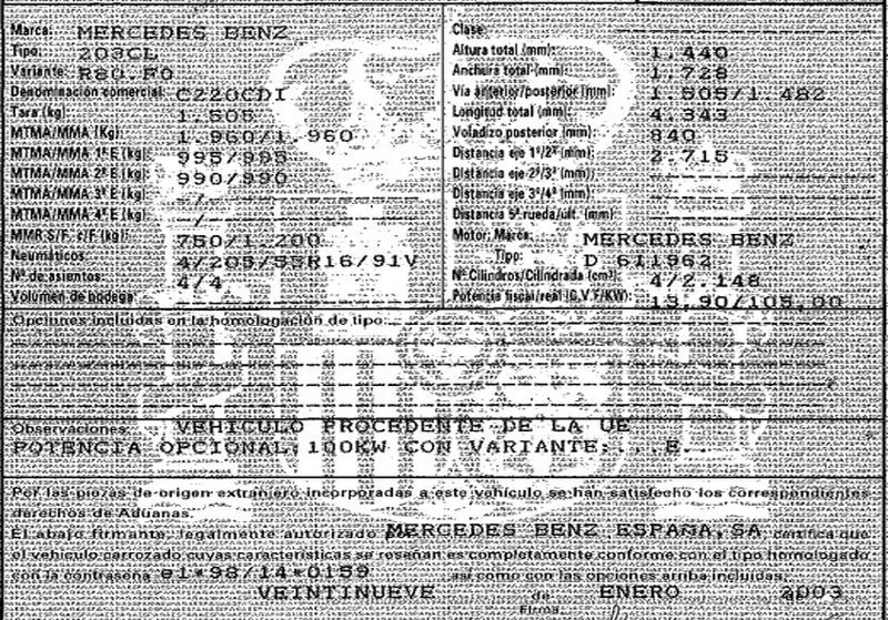 DESPIECE MERCEDES C220 - Imagen 5