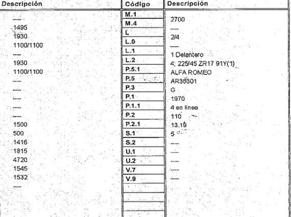 DESPIECE ALFA ROMEO 166 - Imagen 6