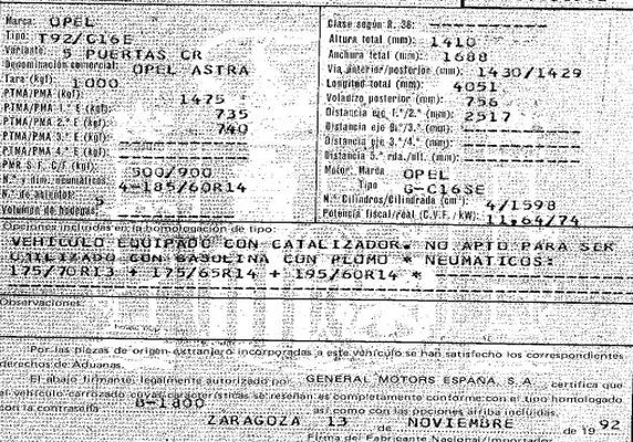 DESPIECE OPEL ASTRA - Imagen 5