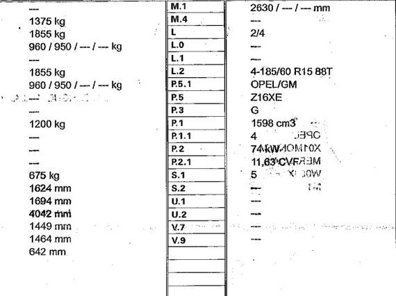 DESPIECE OPEL MERIVA - Imagen 5