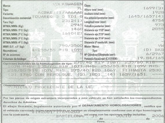 DESPIECE VOLKSWAGEN TOUAREG - Imagen 5