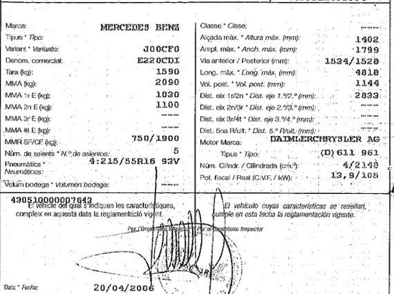 DESPIECE MERCEDES E220 - Imagen 5