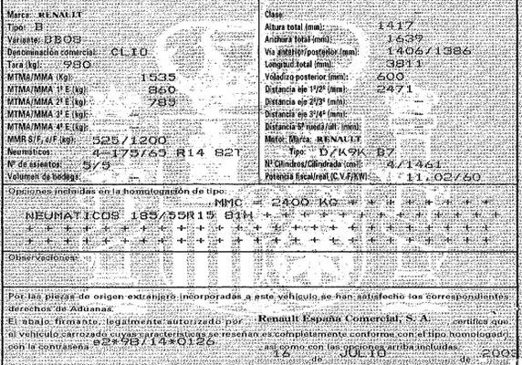 DESPIECE RENAULT CLIO II - Imagen 5