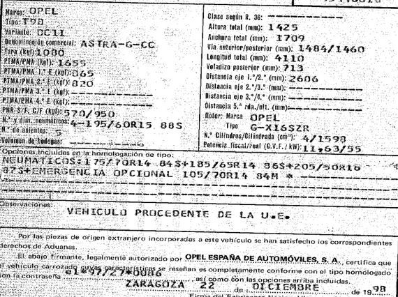 DESPIECE OPEL ASTRA G - Imagen 5