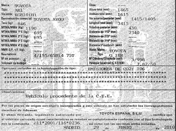 DESPIECE TOYOTA AYGO - Imagen 5