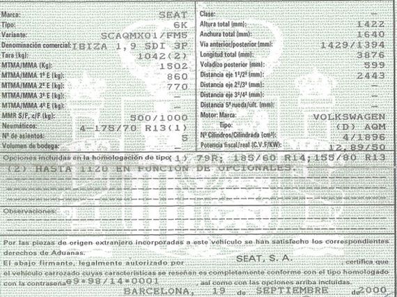 DESPIECE SEAT IBIZA - Imagen 5