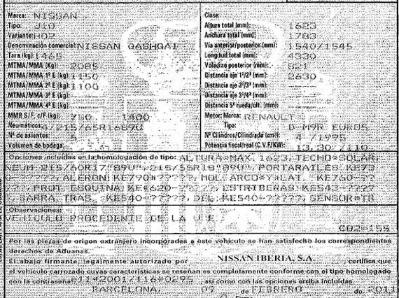 DESPIECE NISSAN QASHQAI - Imagen 5