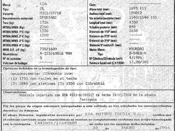 DESPIECE KIA SPORTAGE - Imagen 5