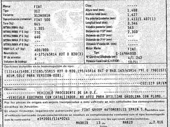 DESPIECE FIAT 500 - Imagen 5