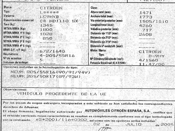 DESPIECE CITROEN C4 - Imagen 5