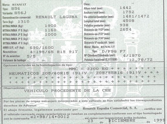 DESPIECE RENAULT LAGUNA - Imagen 5